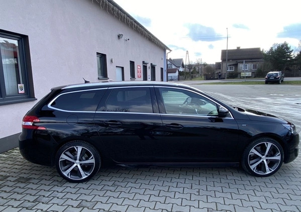 Peugeot 308 cena 57900 przebieg: 158000, rok produkcji 2017 z Poręba małe 781